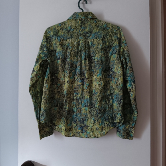 LIBERTY ART FABRICS Multicolor Floral Print Shirt L - Picture 3 of 4